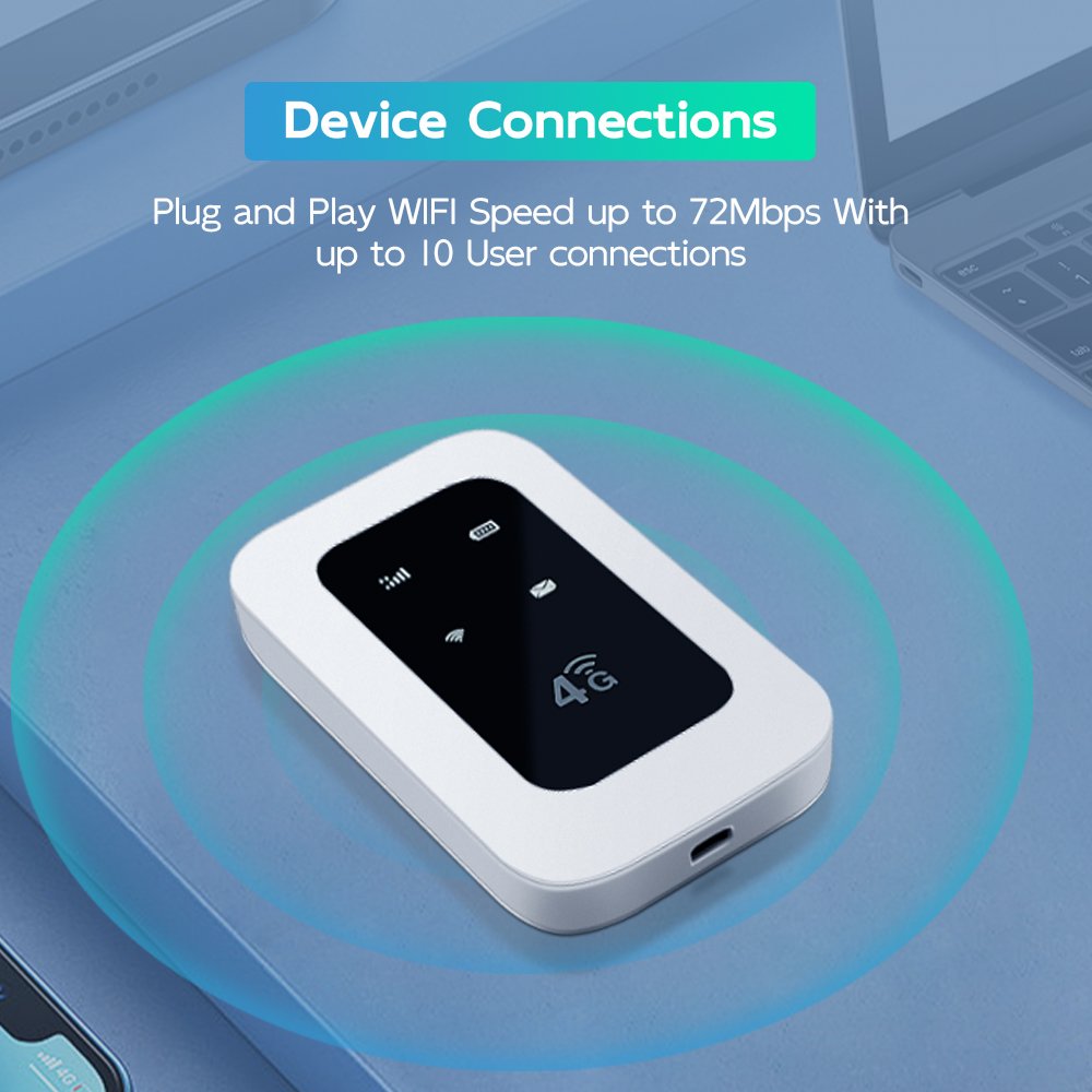 Mobile Hotspot 4G Router Wifi Mobile MiFis 4G Hotspot 4G Wireless Pocket Router